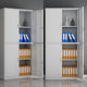 Two-door Iron Cabinet Information Cabinet Equipment Cabinet File Cabinet Office Steel Cabinet Two-door Folding Certificate Cabinet Iron Cabinet Bookcase