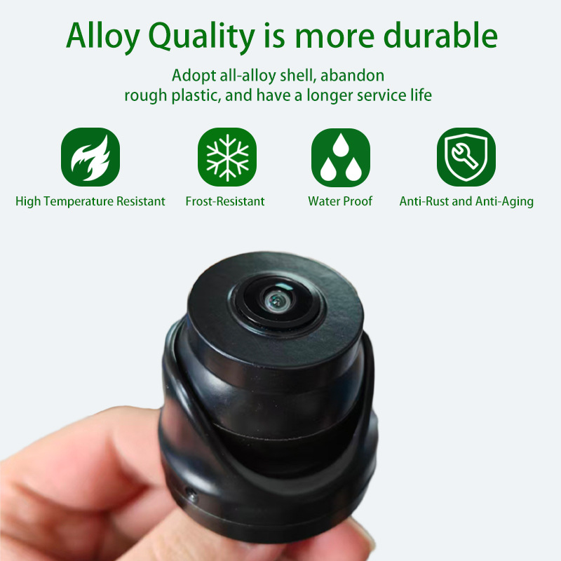 360-degree adjustable mini car rearview camera AHD1080p high-definition camera