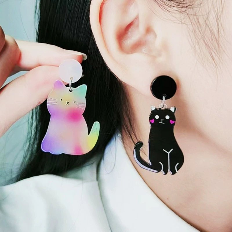 Аcrylic fashionable cartoon earrings