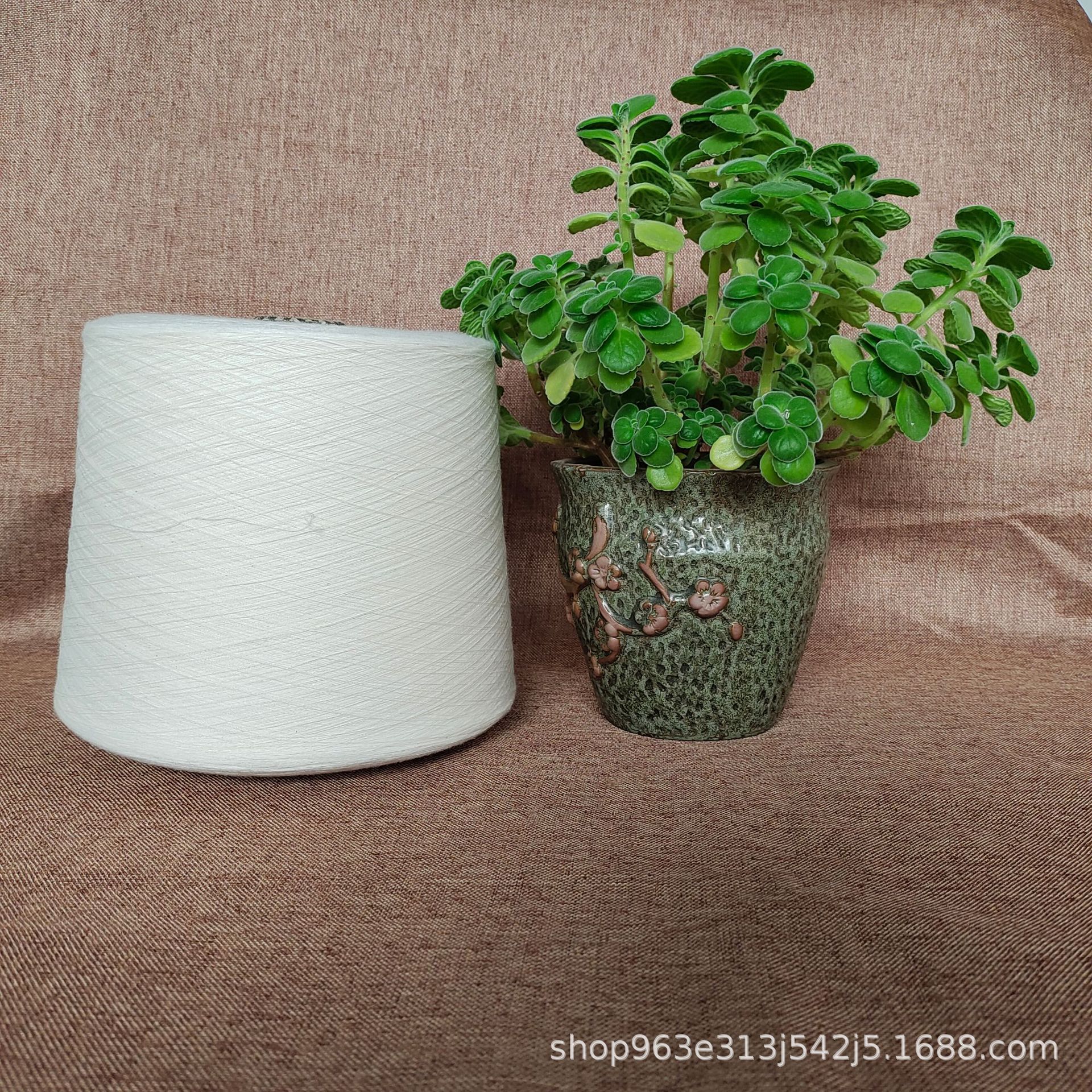 气流纺再生棉纱 丝光烧毛纱 新疆长绒棉纱 2401gm 纯棉中空纱