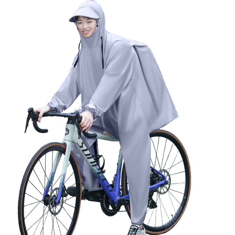自転車レインコート、ポンチョ、サイクリング学生バックパック、マウンテンバイク、自転車、ポータブルレインポンチョ、男性と女性用|undefined