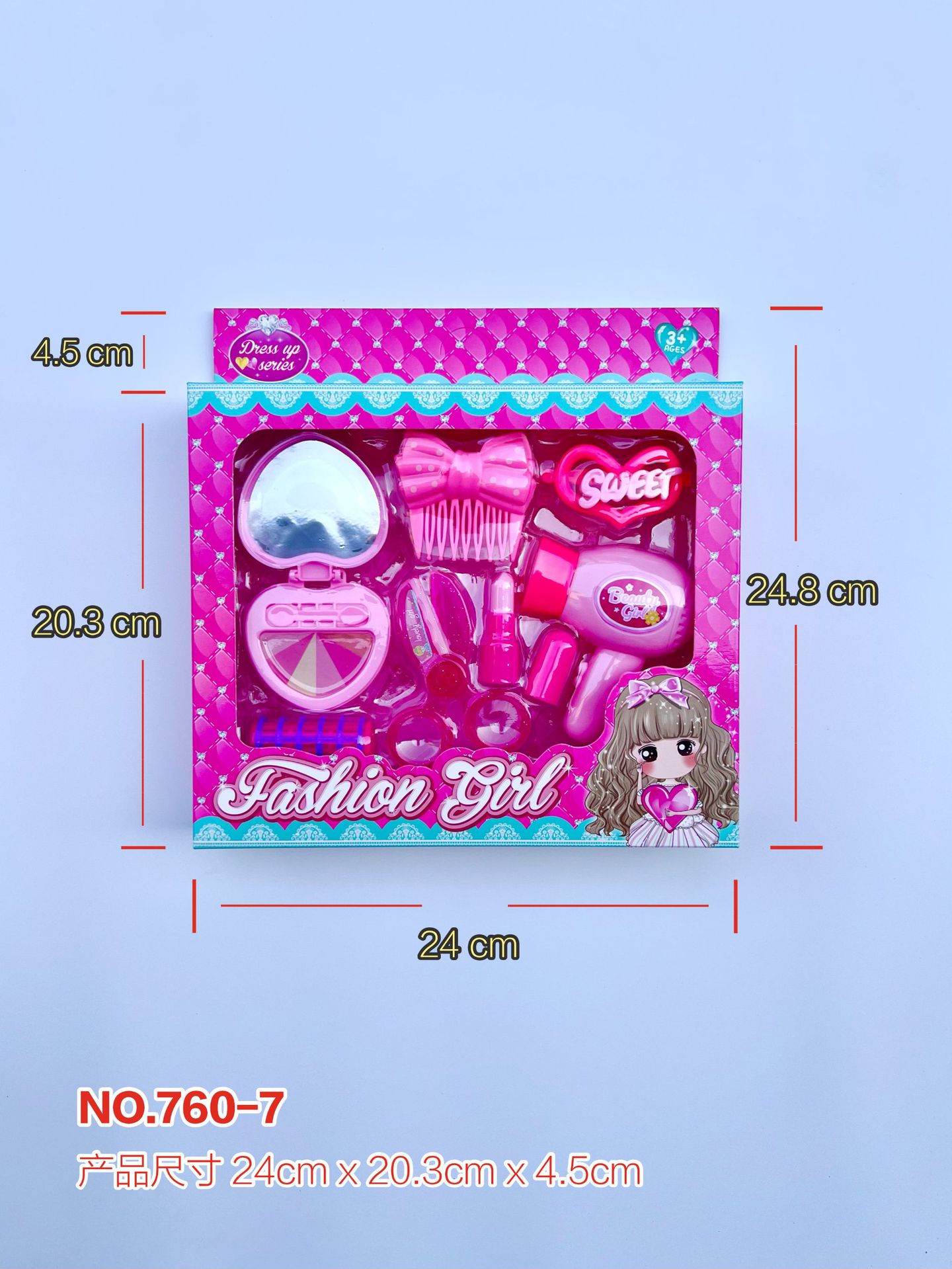Simulación de juegos de juguetes y accesorios para el hogar, secador de pelo, peluquería, maquillaje, permanente, tocador, juego de juguetes, regalo image 18