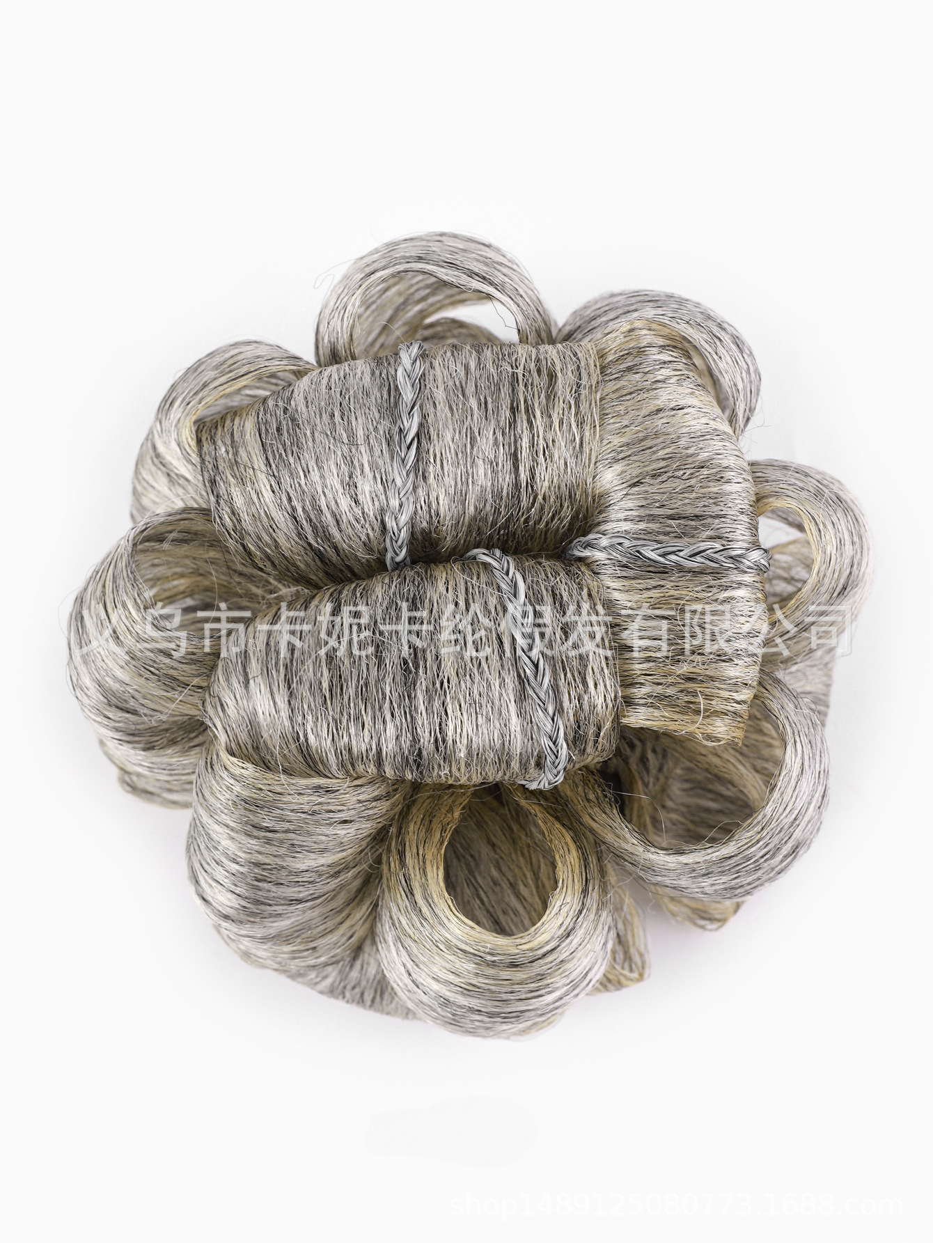 NEWLOOK peluca, anillo de pelo, bolas de cabeza, cabello, cabello mate, cabello de brotes de flores