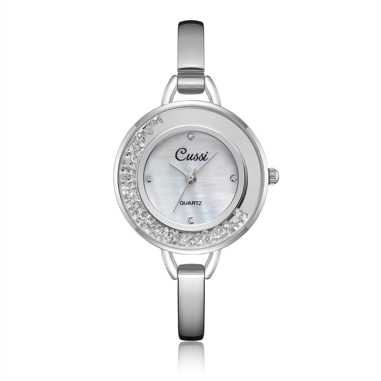 Orologio da polso creativo da donna con bracciale traforato, orologio aperto, versatile e di tendenza per signore_voghion.com
