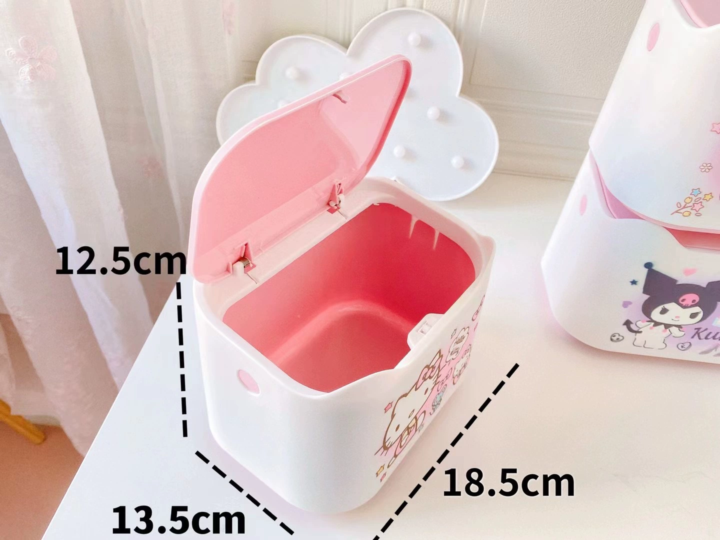 Japanese table garbage can, universal wipes, storage box, home decor