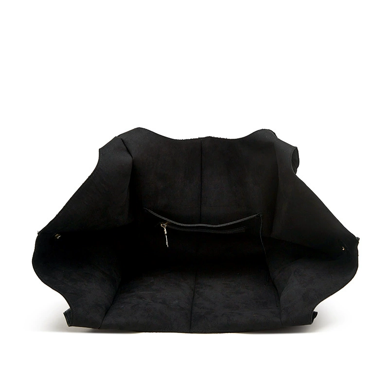 Capacious demi-season retro handheld one-shoulder bag, bag strap, European style, simple and elegant design