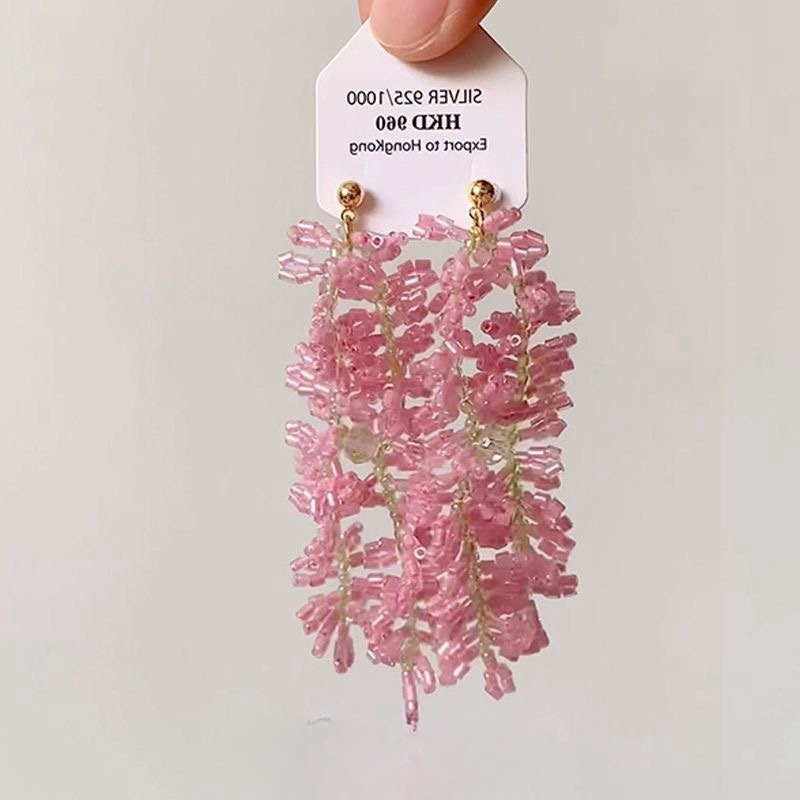 气质新娘耳环个性新中式长款红蓝撞色耳钉喜字设计感礼服旗袍晨袍|undefined
