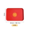 31 Middle Number Stand Trip-色 Red