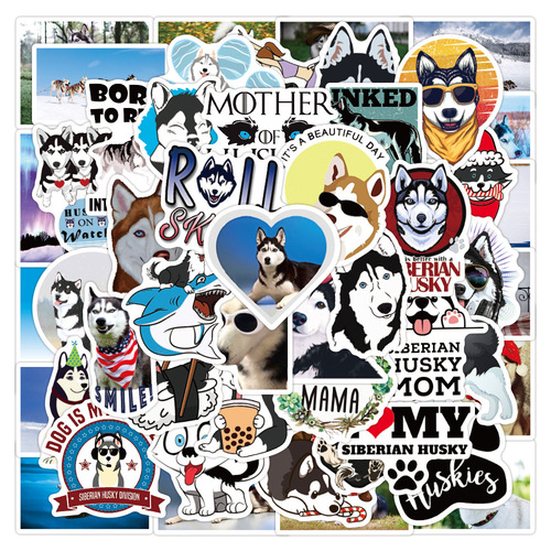800 Pieces of Corgi, German Shepherd, Chihuahua, Dachshund, and Husky Cartoon Sticker Pack for Children - Wholesale