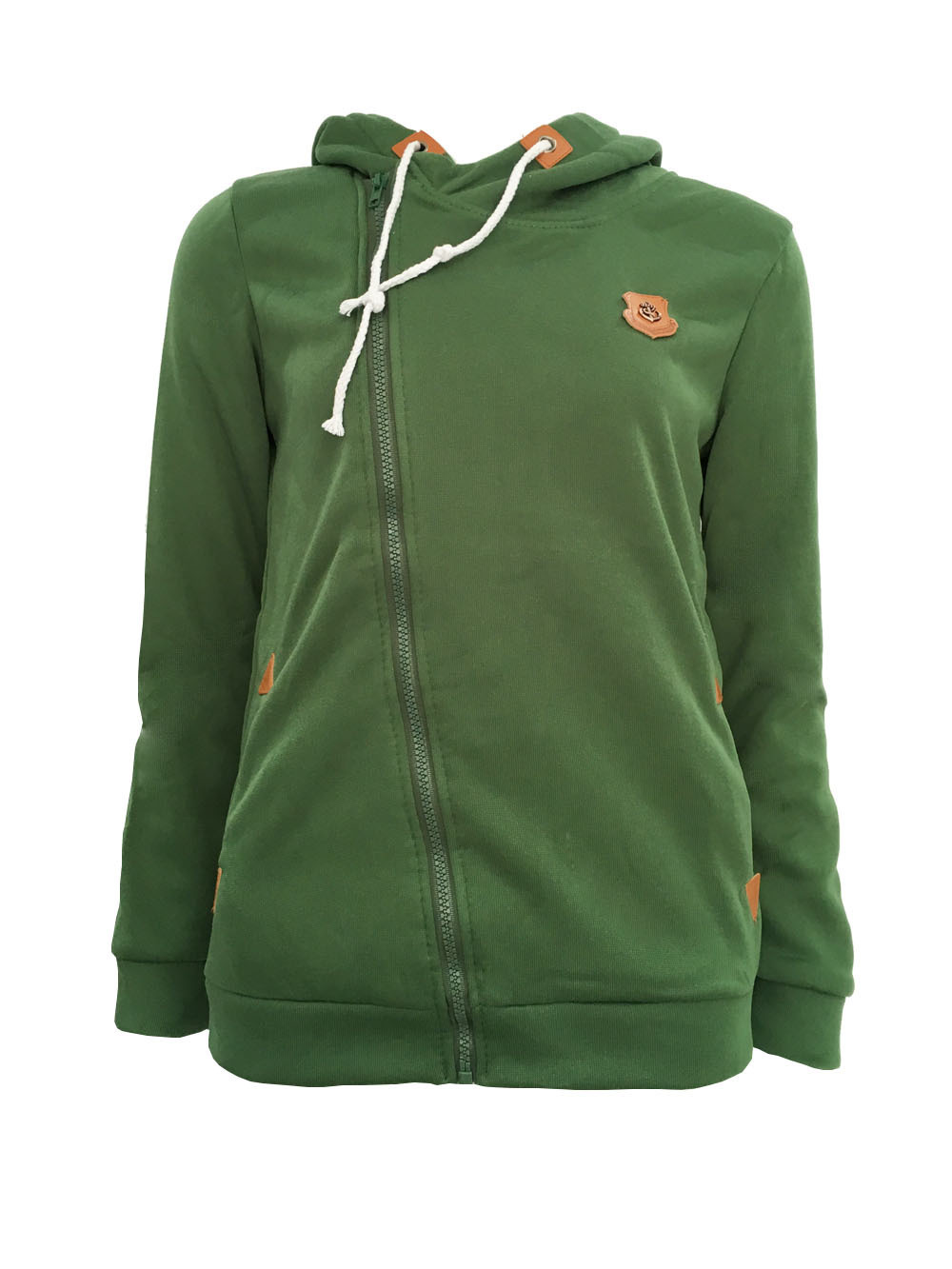 1065 AliExpress Europea y Americana personalizada sudadera cardigan cremallera lateral con capucha suéter de la capa image 8