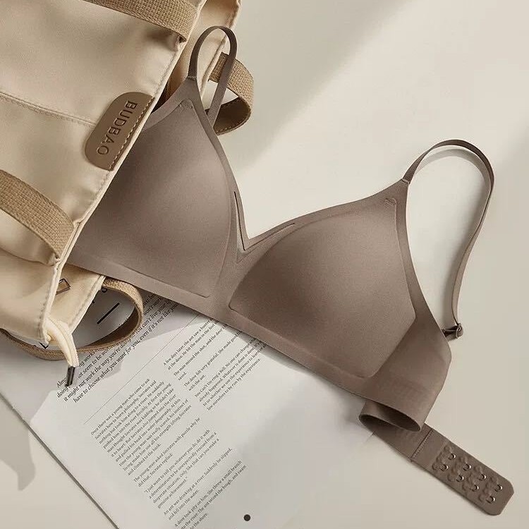 Venta directa de fábrica comercio electrónico transfronterizo Sudeste de Asia Vietnam Tailandia damas sin costuras sujetador de recogida lateral cómodo