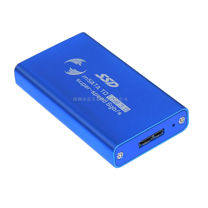 Корпус для SSD с интерфейсом MSATA на USB 3.0, переносной жесткий диск, коробка для твердого диска на USB 3.0