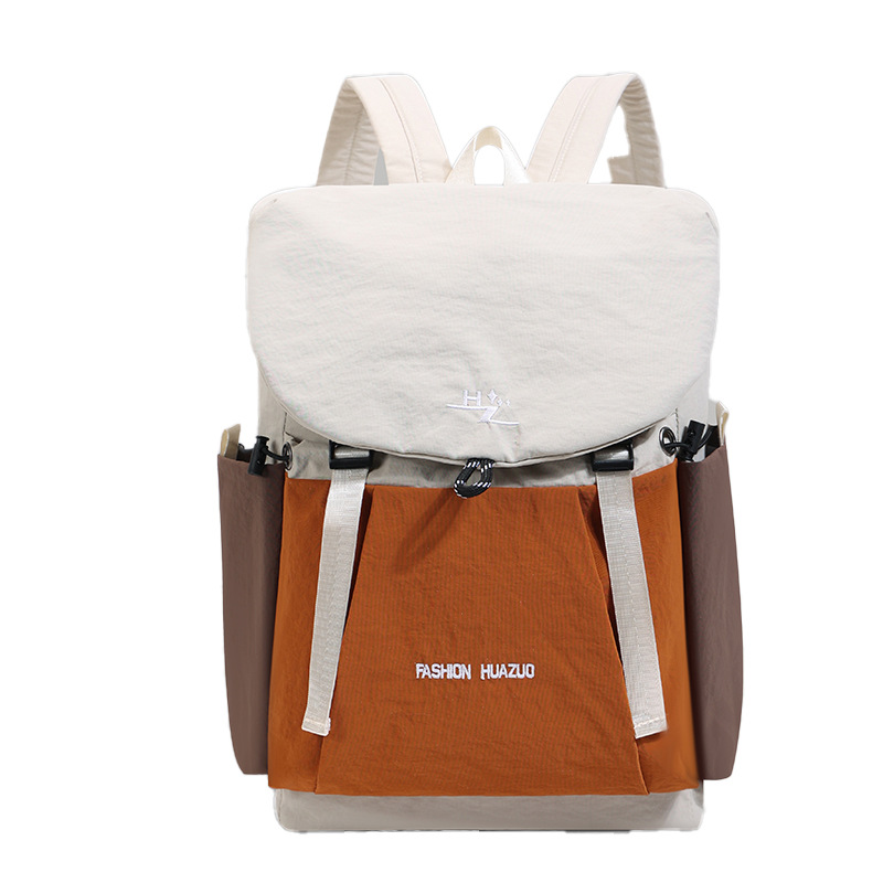 Al por mayor transfronterizo nueva mochila de estudiantes de secundaria a prueba de salpicaduras, mochila de estudiantes de secundaria ligera, mochila de gran capacidad