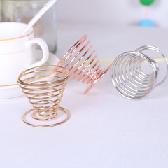 Metal carbon steel makeup egg holder powder puff storage rack mildew-proof and moisture-proof makeup egg holder manufacturer direct sales quick delivery