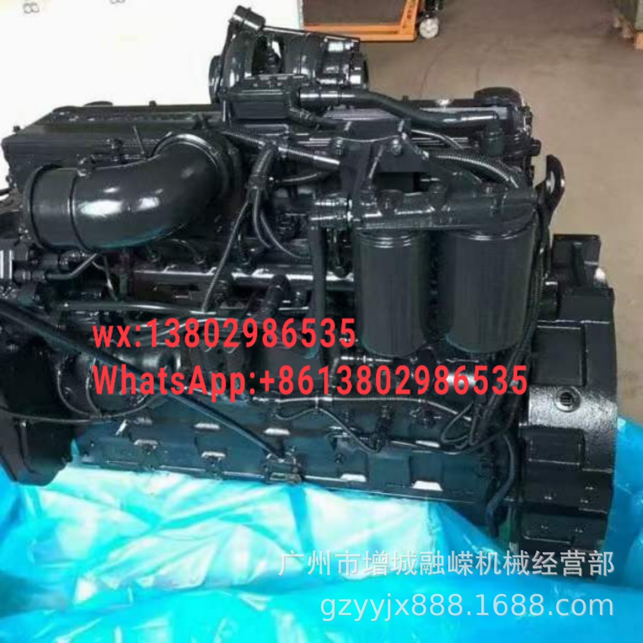 挖掘机发动机电机DE08 DE08TIS完整发动机挖掘机零件