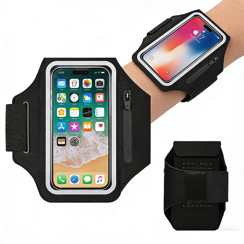 Outdoor Sports Mobile Phone Arm Bag iPhone Mobile Phone Arm Sleeve Touch Screen Arm Bag Running Mobile Phone Bag