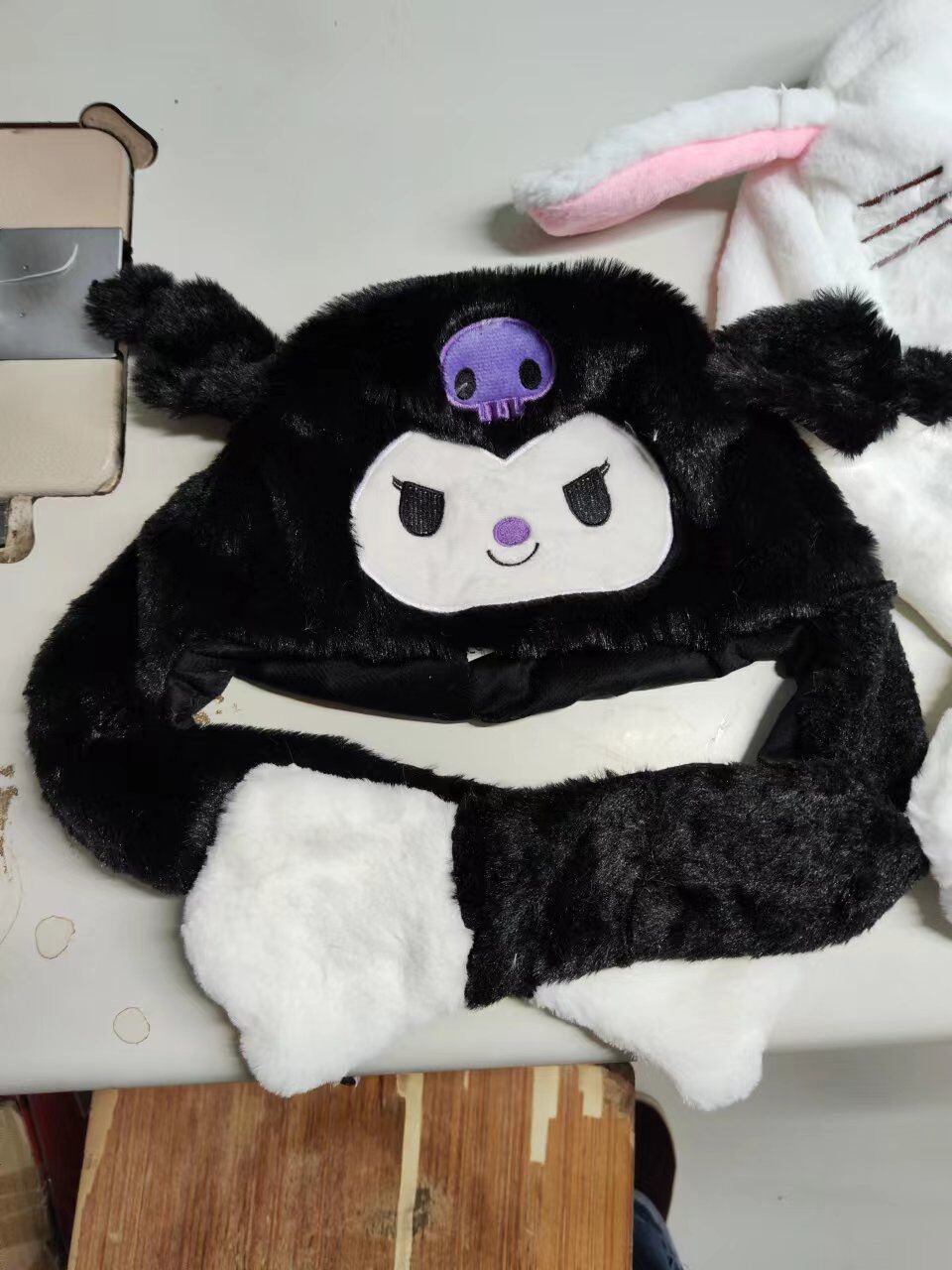 Sombrero con orejas móviles coolomi Yugui melodía de perro Internet celebridad airbag gatito emisor de luz gato conejo sombrero de oreja