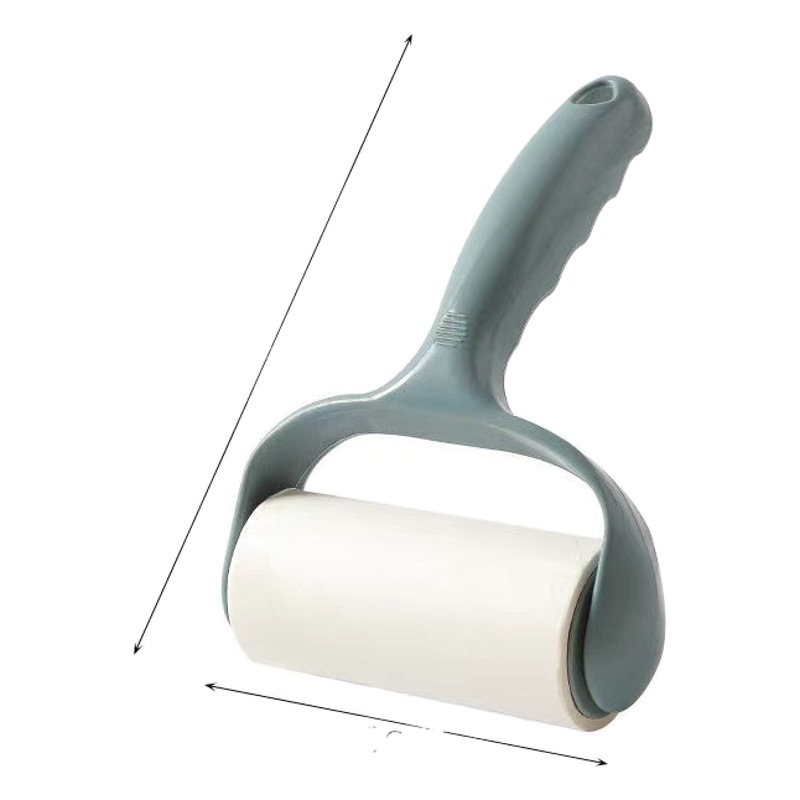 Nueva oblicuo rasgado mascota removedor de pelo eliminación de polvo tambor de papel pegajoso hogar ropa de pelo para mascotas removedor de pelo