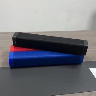Square-Shaped Soundbar with Wireless Bluetooth Speaker, Fabric Mesh Small Stereo Speaker