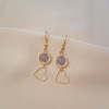 Silver needle, fashionable earrings, silver 925 sample, internet celebrity, wholesale