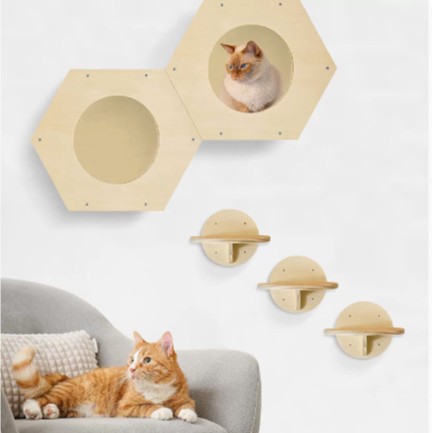 Wooden Cat Climbing Frame, Cat Nest, Cat Climbing Frame, Pet Stand, Pet House, Wooden Pet Supplies, Cat Nest, Cat Climbing Frame Wholesale