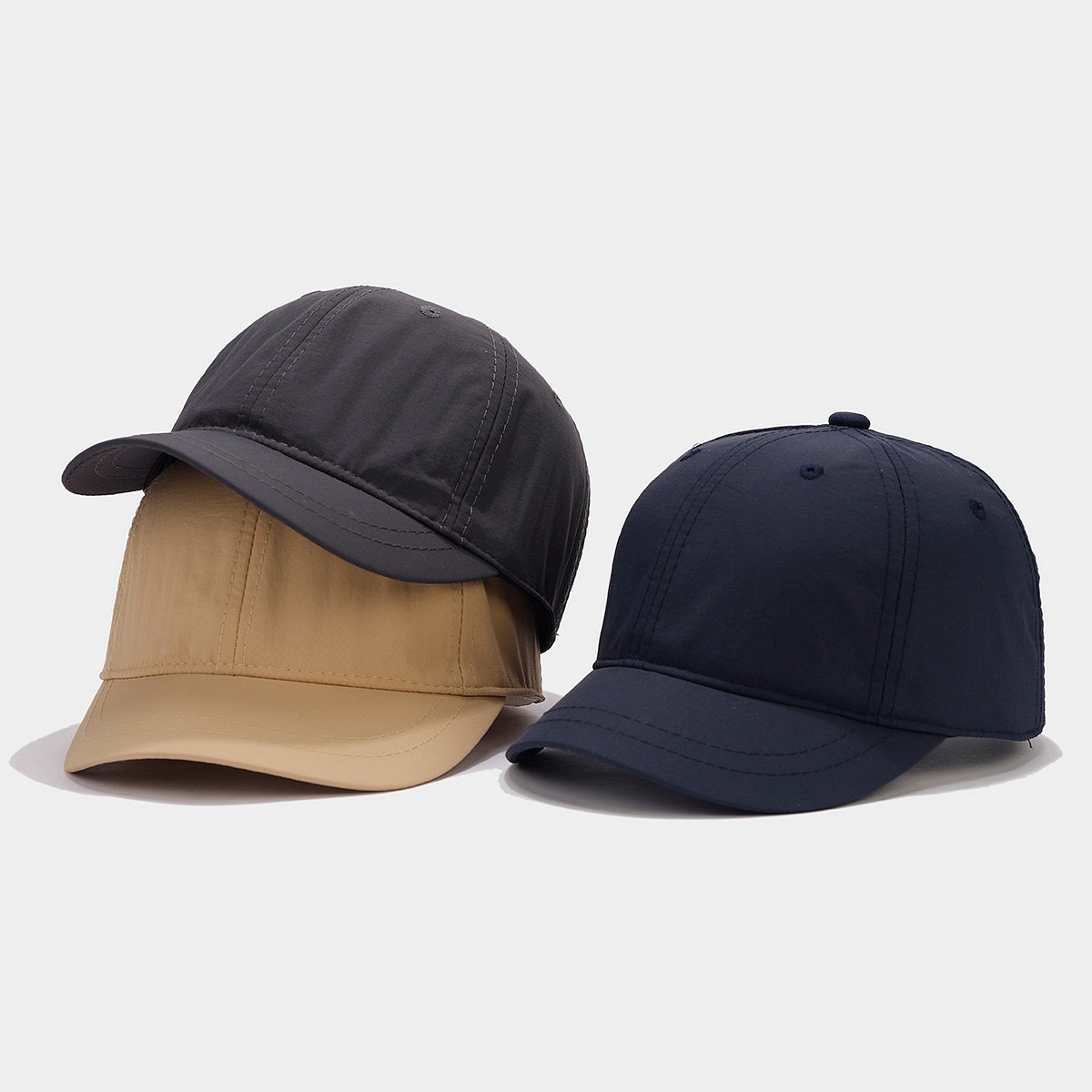 Diseño de nicho japonés, tablero de luz de moda de ala corta, gorra de béisbol de secado rápido, hombres y mujeres, gorras impermeables transpirables de verano, viajes