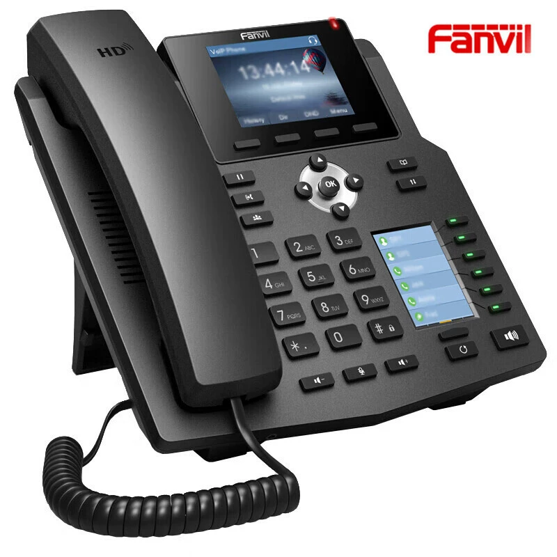 Fanvil X4G позиционный сетевой IP-телефон SIP офисный телефон VOIP для компании, поддержка трёх линий