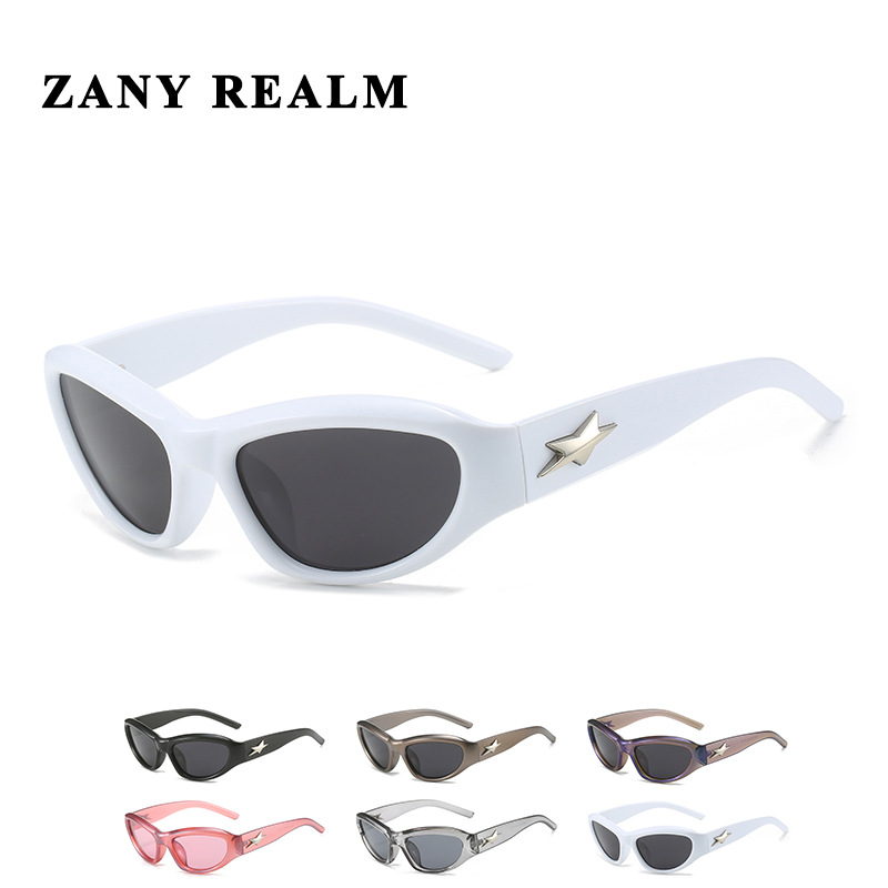 Nueva estrella y2g gafas de sol polarizadas tecnología futura sentido cyberpunk montar retro transfronterizo gafas de sol 5025
