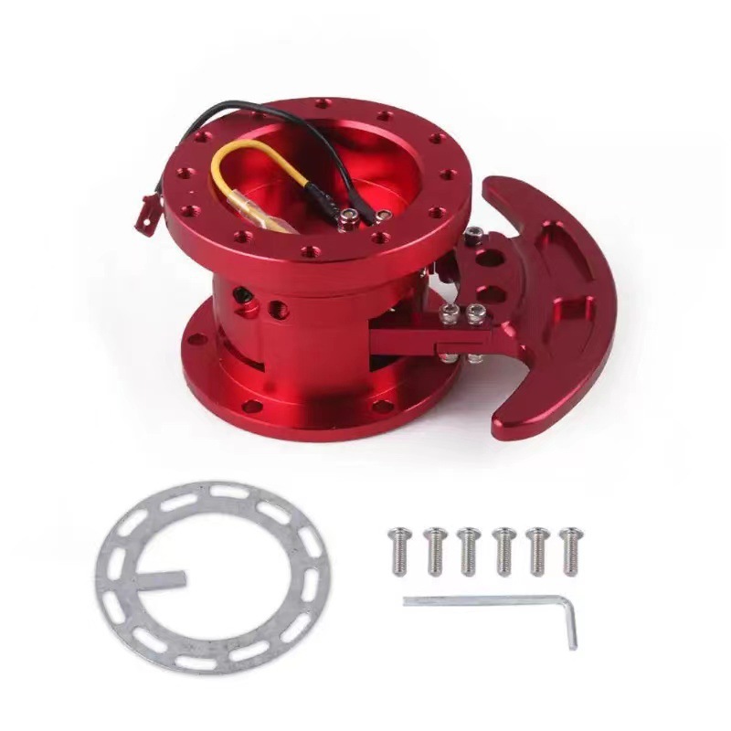 Aluminum Alloy Modified Competitive Racing Steering Wheel Base Quick Release Metal Adapter Booster Pad Universal Foldableing Pad