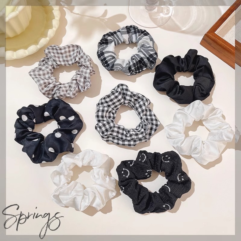 Cuerda para el cabello del intestino grueso Cuerda para el cabello simple coreana para mujer 2025 nuevo estilo de alta elasticidad Cuerda para el cabello