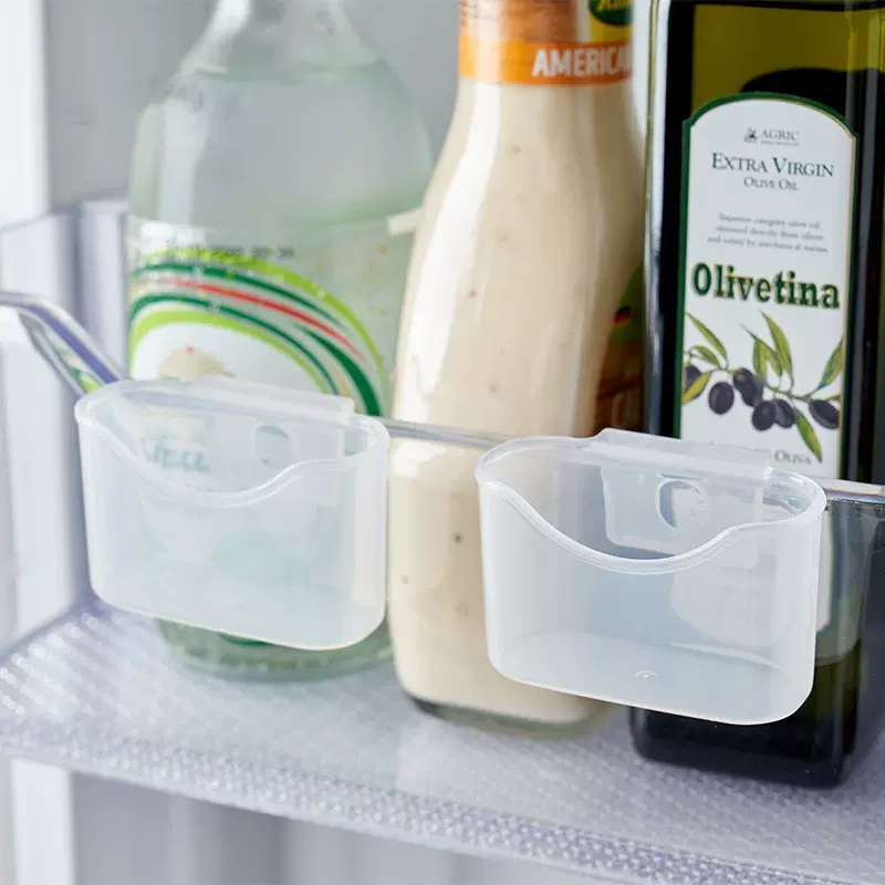 厂家直供5033 2个装冰箱酱料包收纳盒挂式芥末酱置物架小物收纳架