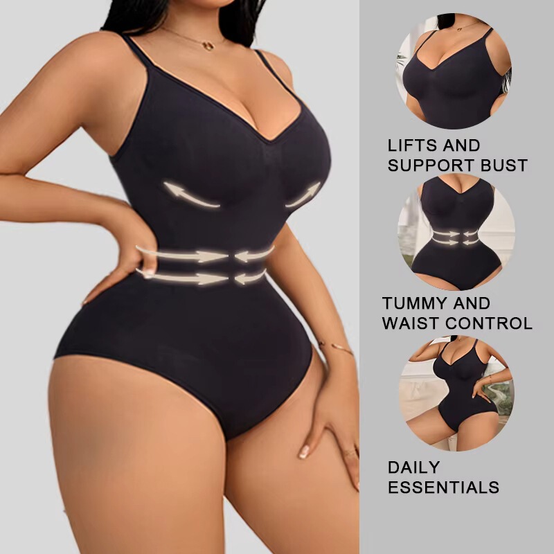 Cross-Border High-Quality Tummy Control Shapewear, Plus-Size Butt-Lifting and Tummy-Tucking Full-Body Slimming Seamless Shapewear for Women