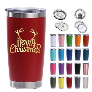 Cross-border new 304 stainless steel double-layer thermos cup 20oz car cup with handle car ice cup accompanying cup