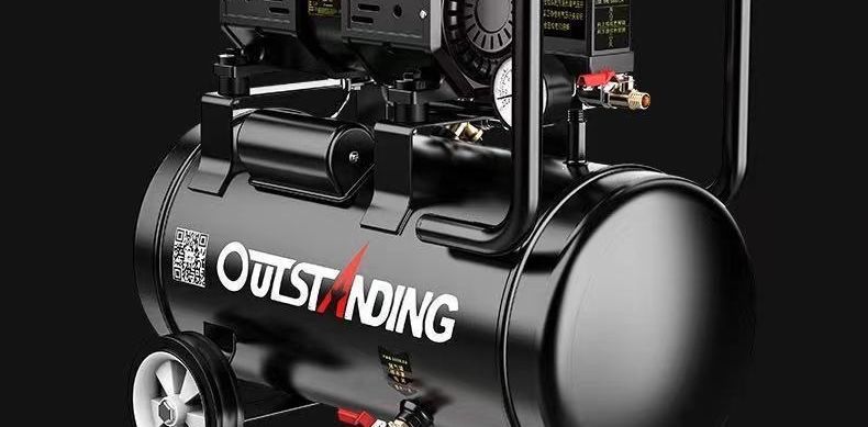 Silent air compressor, oil-free air compressor, high-pressure woodworking spray paint portable 220v air pump