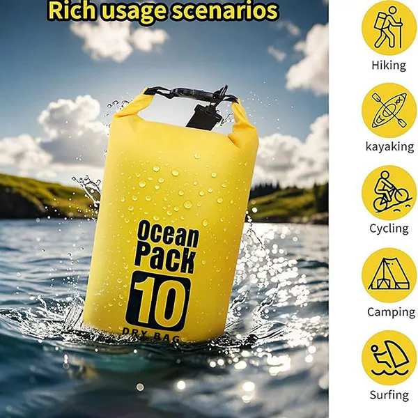New Outdoor Travel Waterproof Bucket Bag, Diving and Swimming Storage Bag, River Rafting and Snorkeling Bucket Bag