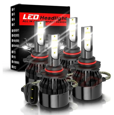 Ön faralar – Low Beam Modified Headlights - black-c6-9005-2-pieces-black-c6-9006-2-pieces