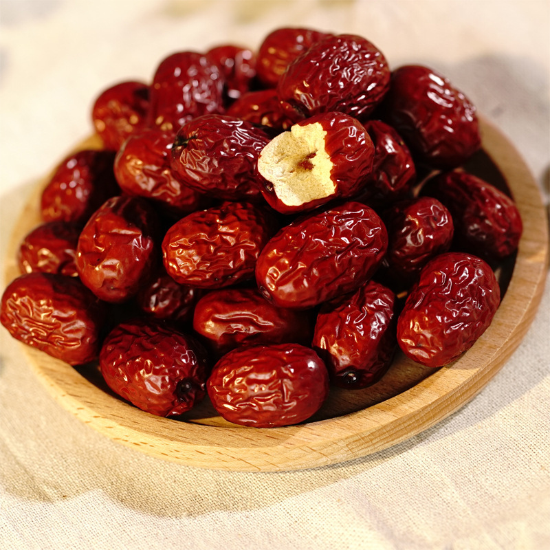 Ruoqiang Red Dates 500g Dried Jujube Fruit for Soup Congee and Tea Xinjiang Specialty specifications