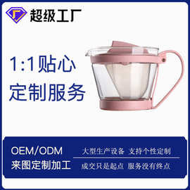 厂家定制代加工耐热玻璃水壶套装耐高温水杯冷水壶创意泡茶壶家用
