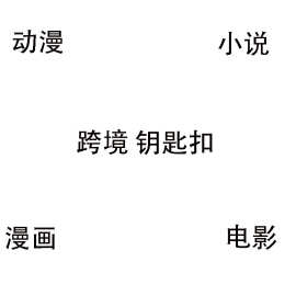 跨境 卡通 动漫 钥匙扣挂件 手办 礼品