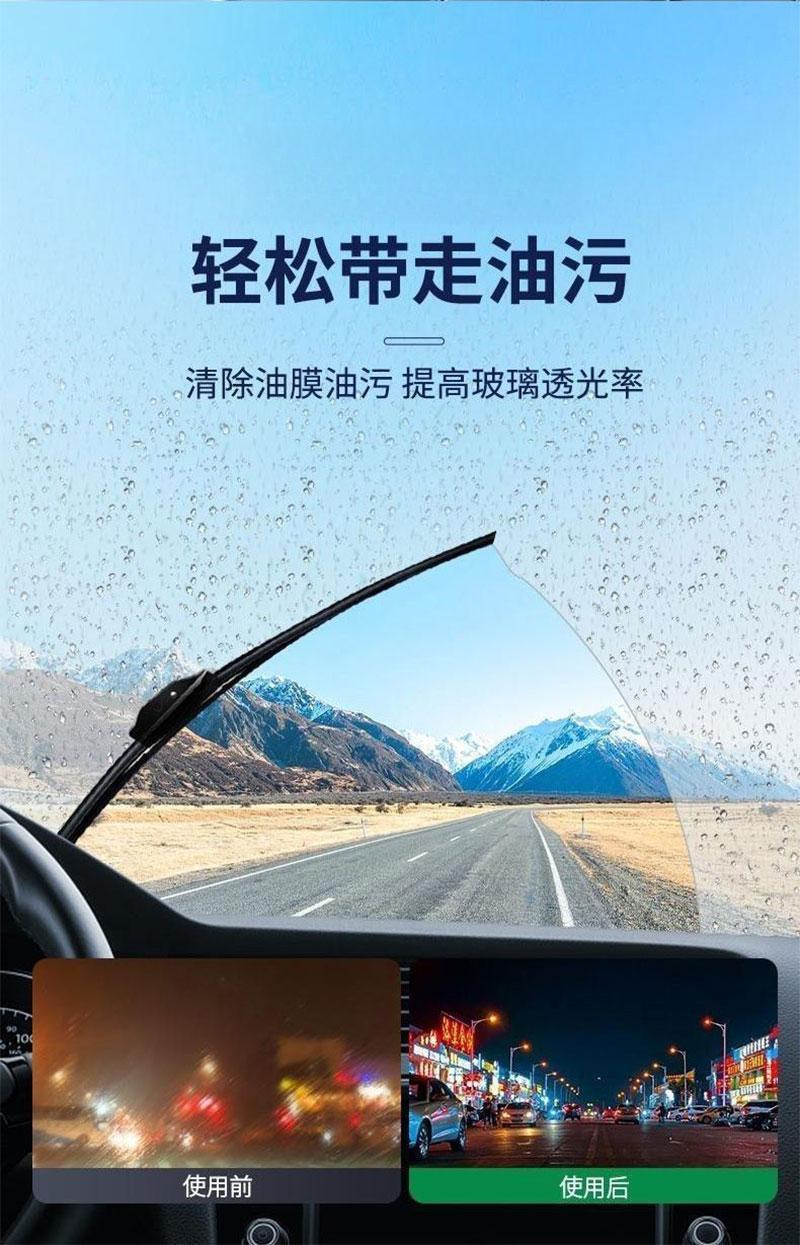Genuine Large Bottle of Glass Cleaner, Whole Box, Suitable for All Seasons, Winter Oil Film Remover, Car Antifreeze, Decontamination, Withstands Temperatures Below -40 Degrees