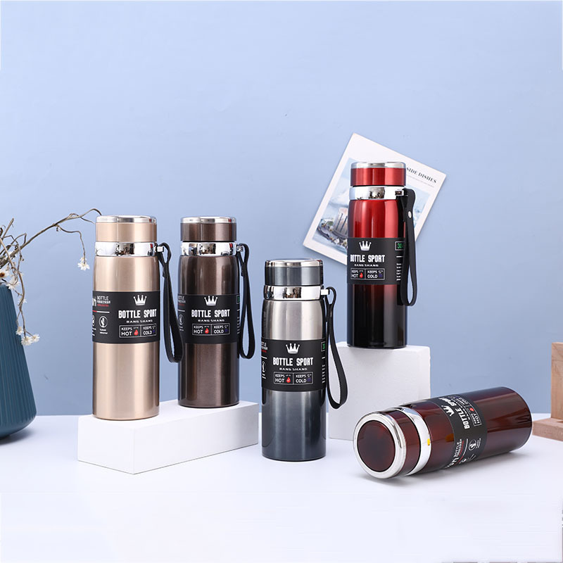 Ventosa 316 Acero inoxidable al aire libre coche viajero gran capacidad taza de agua cuerda estrella olla regalo por mayor