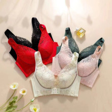 秋冬新品无痕无钢圈小胸聚拢显大内衣女调整型收副乳文胸套装批发