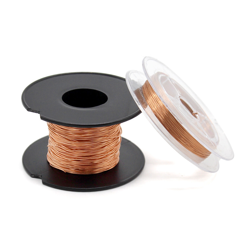 0,2/0,5/1mm alambre esmaltado motor de tracción en las cuatro ruedas modelo de alambre de cobre bobinado del motor 0,2mm alambre de cobre Delgado