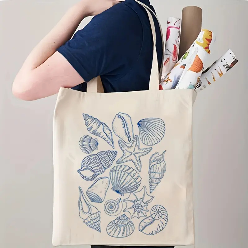 2025 New Women's Canvas Bag Student Holiday Gift Cute Cartoon Canvas Bag Tote Bag