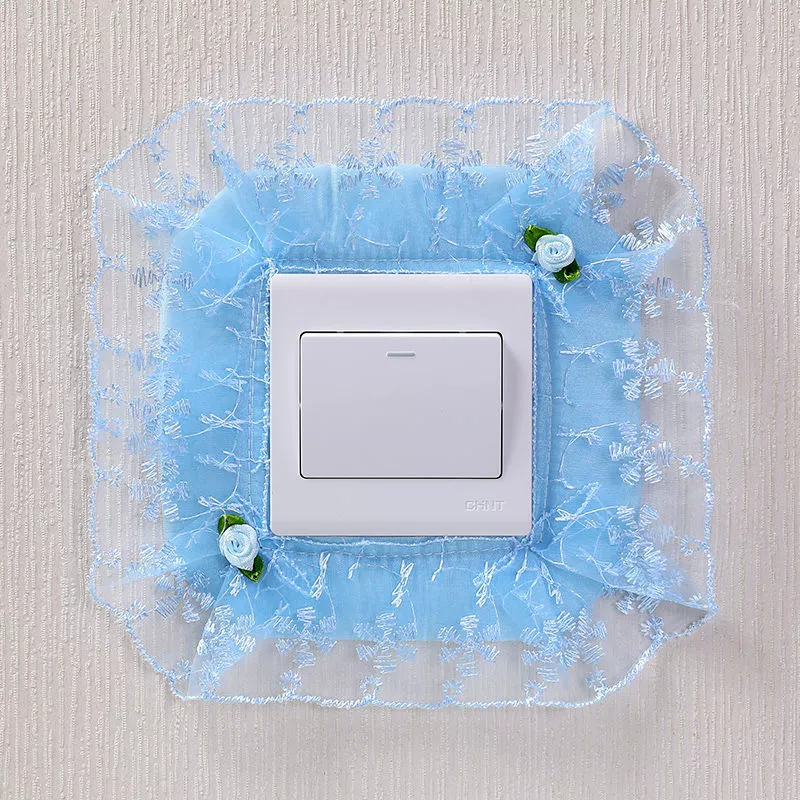 Cloth, switch key, creative protective case on wall