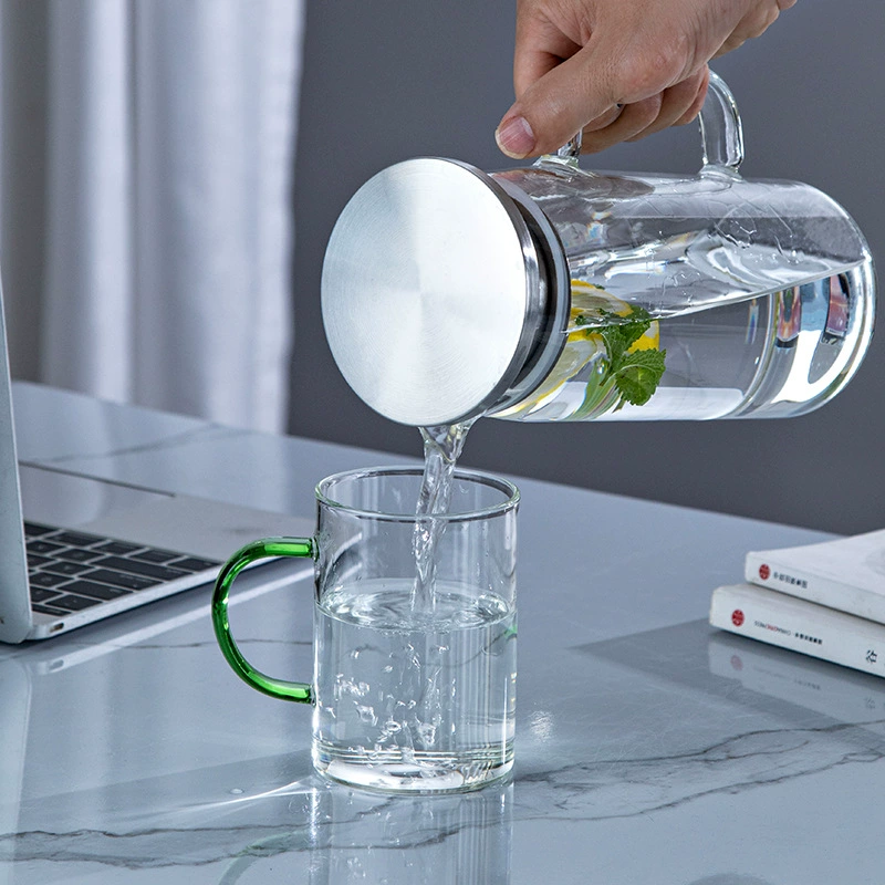 Glass filter, coffee teapot, transparent tea, (Physicals)