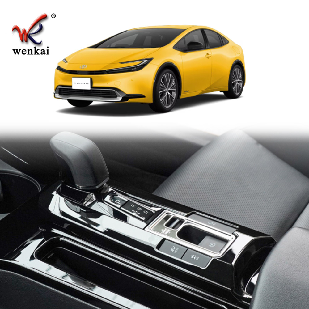 Adecuado para Toyota 23 Prius Marco de engranaje modificado Prius 60 serie especial control central Gear shift panel pegatinas