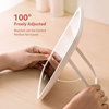 LED handheld folding fill light with light, table mirror