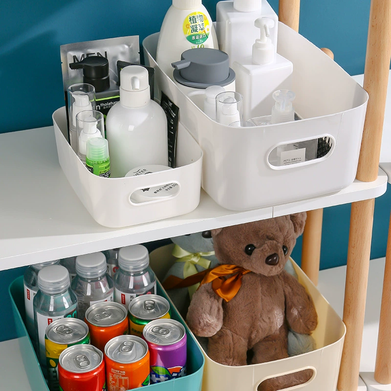 Japanese table plastic storage box, storage basket