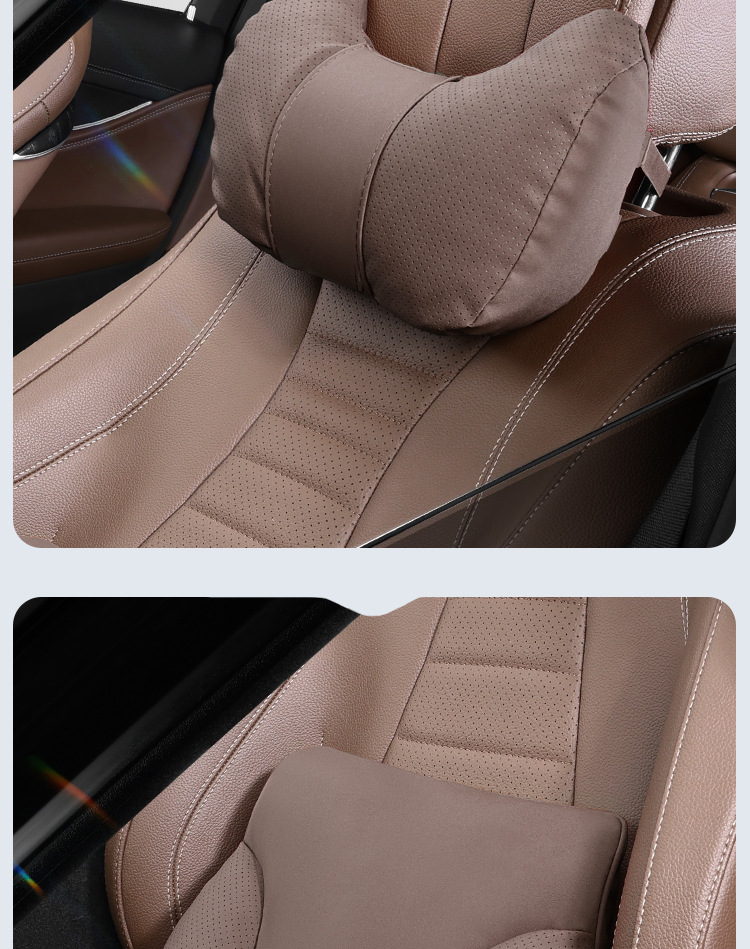 Fanxi Is Suitable for Mercedes-Benz, Bmw, Audi, Maybach Seat Cushion Set, Car Interior Accessories, Headrest, Waist Pillow, Neck Pillow